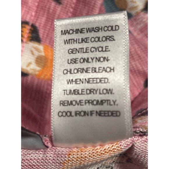 Jaclyn Intimates Pink Halloween Gnome Pajama Pants Womens Large Soft Poly Blend - Picture 7 of 9